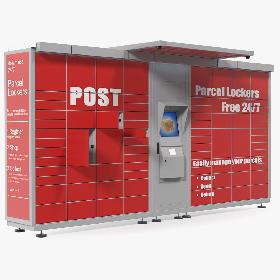 3D Post Parcel Lockers